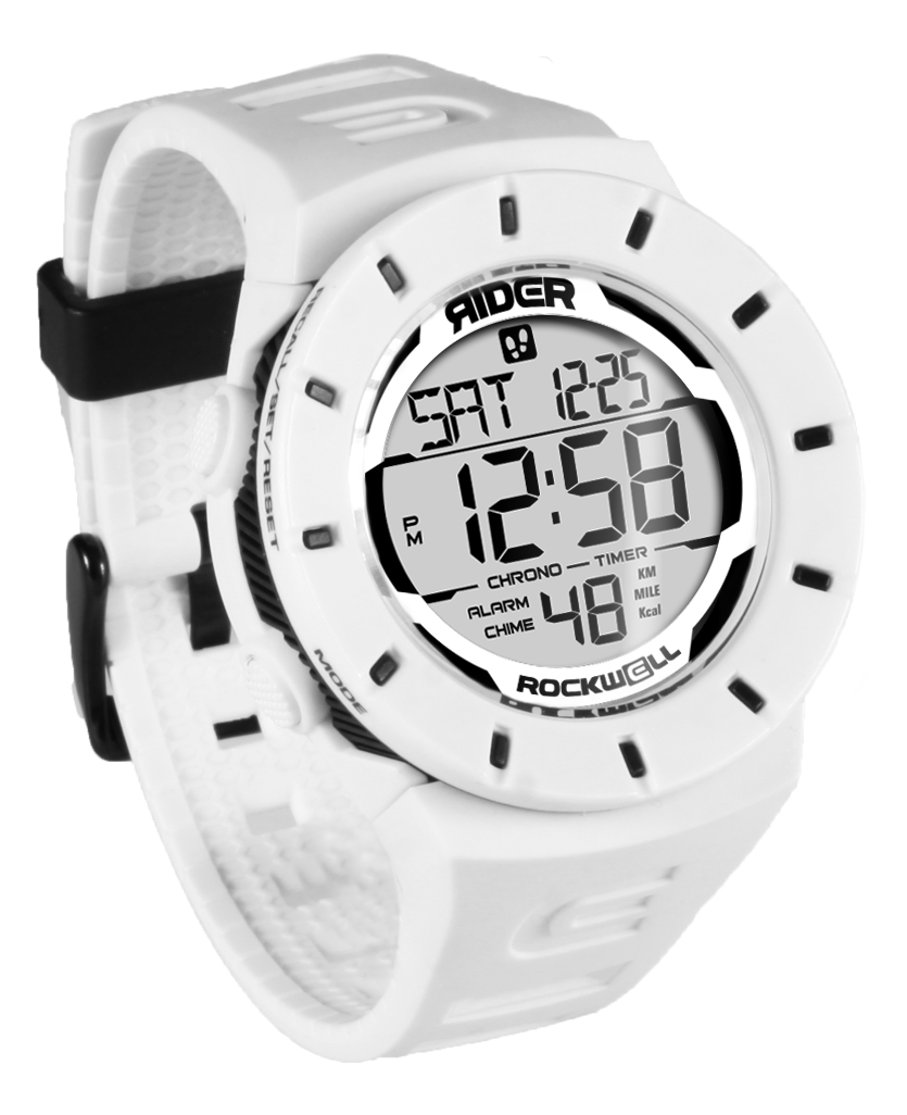 Coliseum Fit™ Forum Watch (White/Black) - Conquer Time - Korvel
