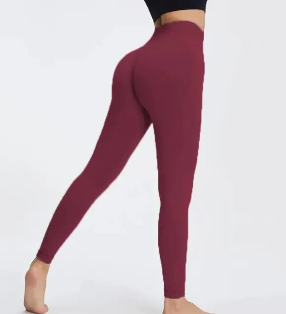 Pantalones de Fitness de Cintura Alta que Levantan las Caderas