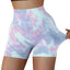 Shorts de Yoga Sin Costuras de Cintura Alta para Mujeres