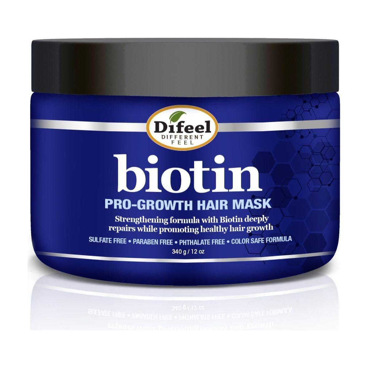 Difeel Biotin Pro-Growth Hair Mask - 12 Oz