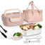 COOK WITH COLOR Portable Electric Lunch Box - 2-in-1 Heated Food Heater