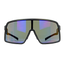 Forza Sunglasses - Black/Blue Anti-Reflective Mirrored Lenses