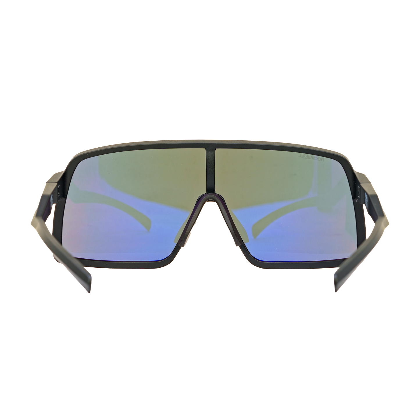 Forza Sunglasses - Black/Blue Anti-Reflective Mirrored Lenses