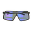 Forza Sunglasses - Black/Blue Anti-Reflective Mirrored Lenses