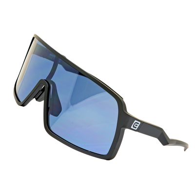 Forza Sunglasses - Black/Blue Anti-Reflective & Oleo-phobic Lenses - Korvel