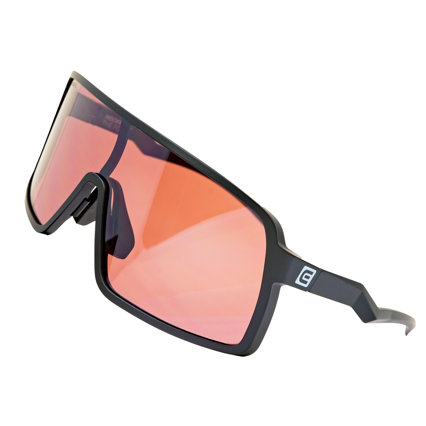 Forza Black/Rose Red Sunglasses with Anti-Reflective Lens