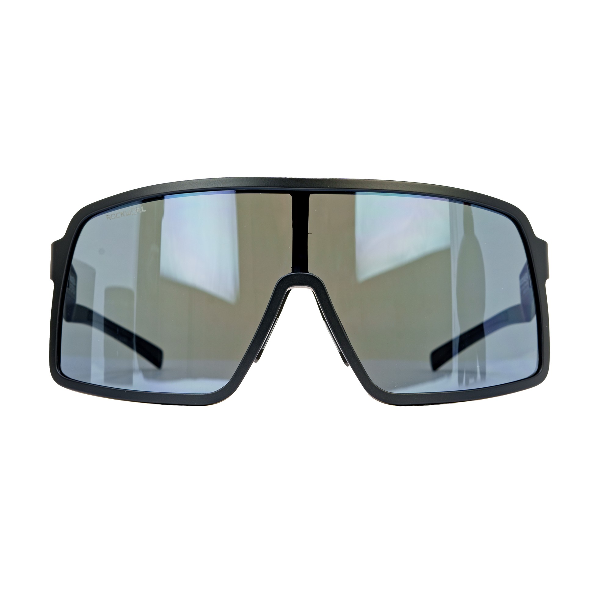Forza Sunglasses - Black/Silver with Anti-Reflective Mirrored Lenses - Korvel