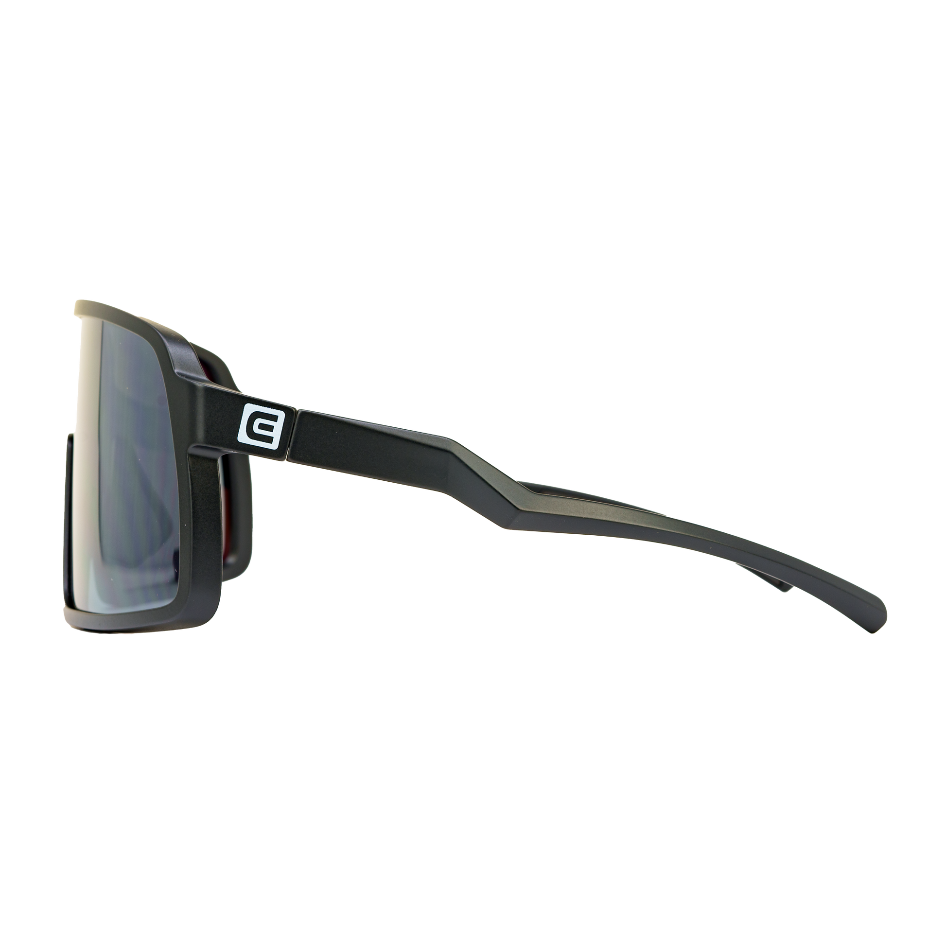 Forza Sunglasses - Black/Silver with Anti-Reflective Mirrored Lenses - Korvel
