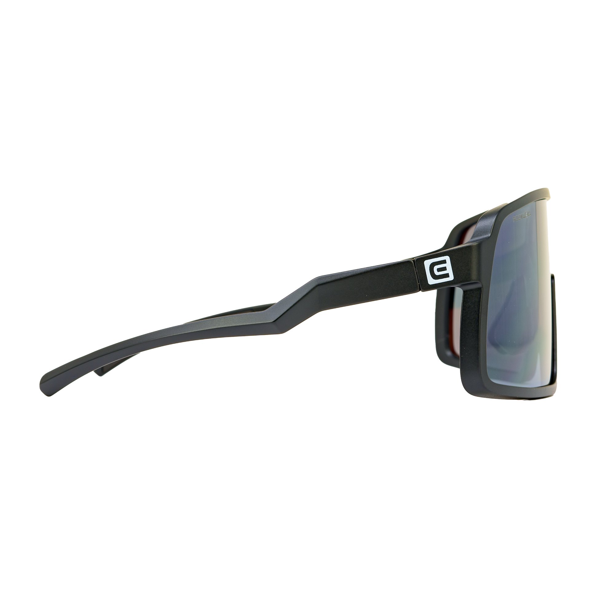 Forza Sunglasses - Black/Silver with Anti-Reflective Mirrored Lenses - Korvel
