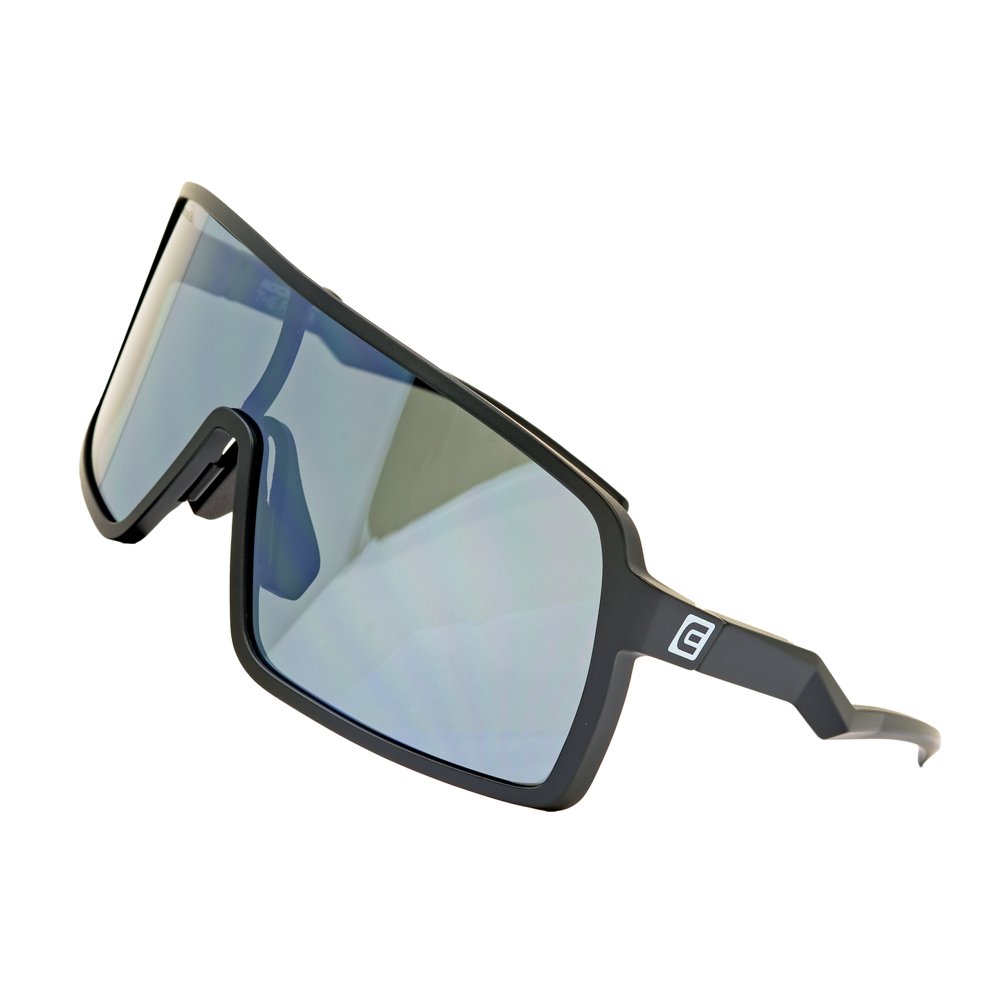Forza Sunglasses - Black/Silver with Anti-Reflective Mirrored Lenses - Korvel