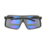 Forza Sunglasses - Black/Silver with Anti-Reflective Mirrored Lenses - Korvel