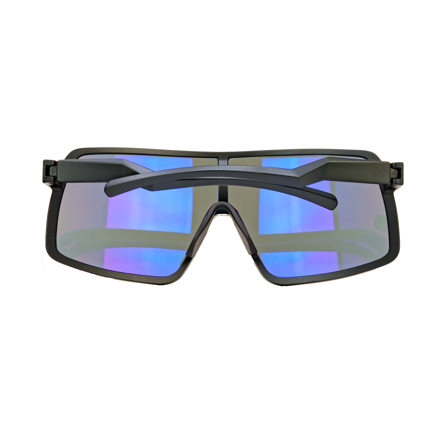 Forza Sunglasses - Black/Silver with Anti-Reflective Mirrored Lenses - Korvel