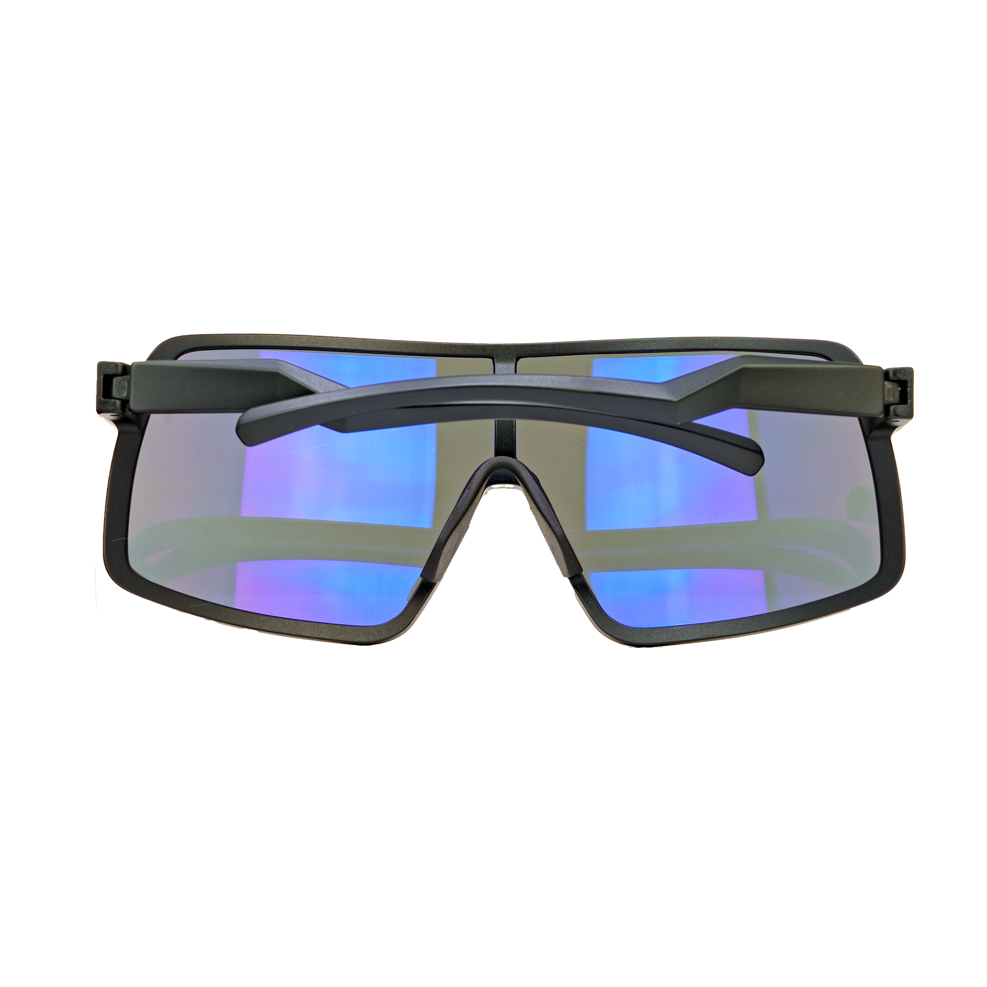 Forza Sunglasses - Black/Silver with Anti-Reflective Mirrored Lenses - Korvel