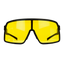 Forza Anti-Reflective Sunglasses in Black/Yellow - Korvel