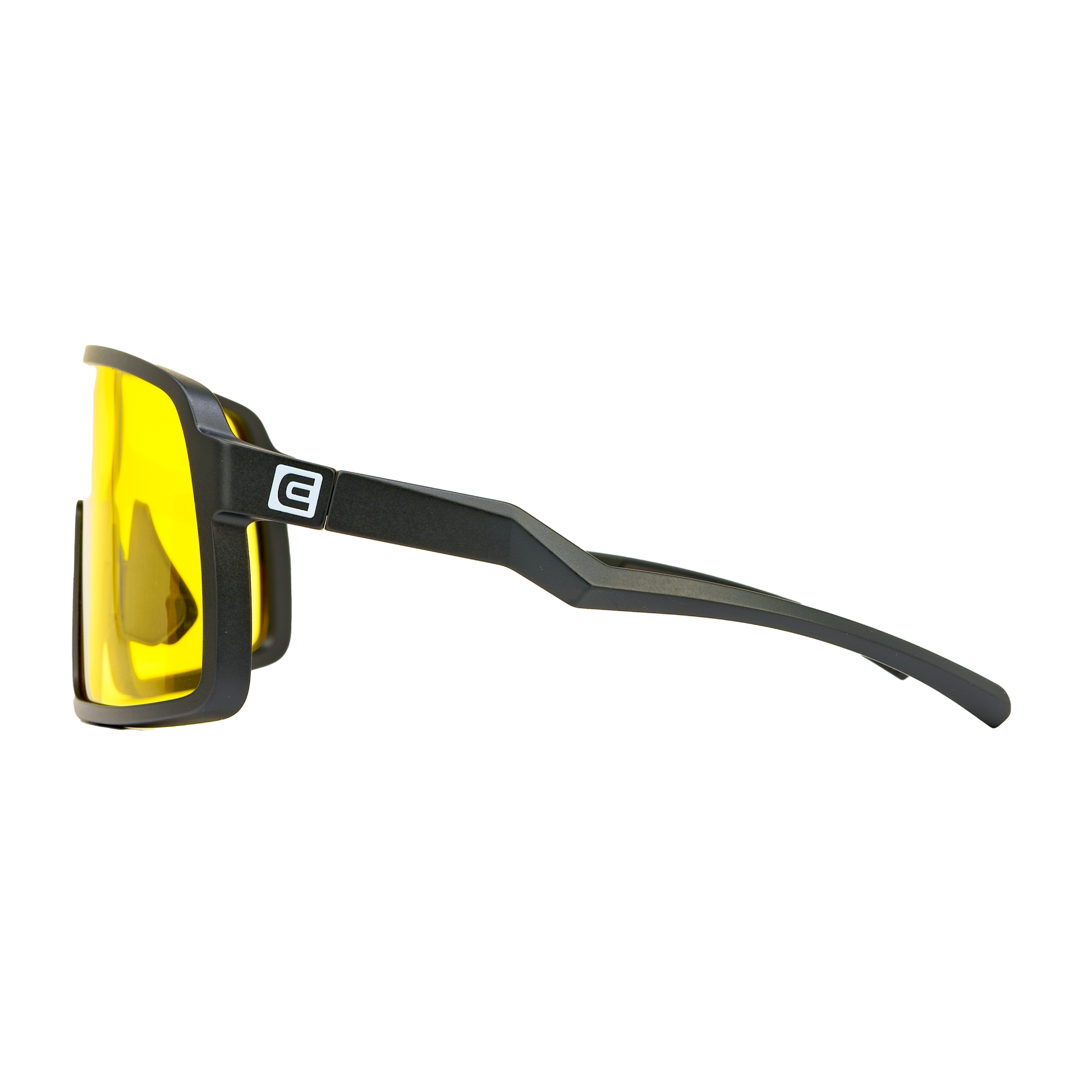 Forza Anti-Reflective Sunglasses in Black/Yellow - Korvel