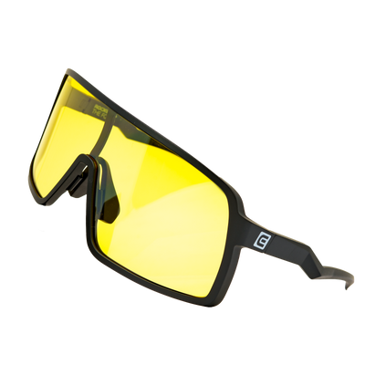 Forza Anti-Reflective Sunglasses in Black/Yellow - Korvel