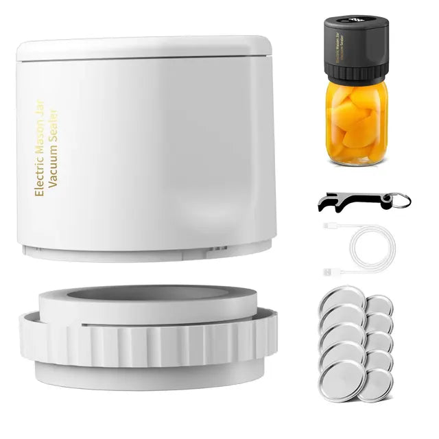 Kit de Sellador al Vacío Eléctrico para Conservación de Alimentos