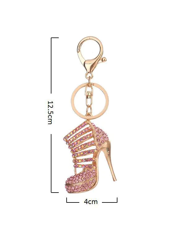 Alloy High Heels Keychain Pendant