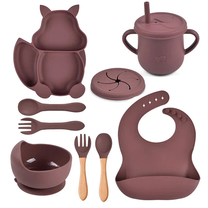 Premium Baby Silicone Feeding Set for Easy Mealtime