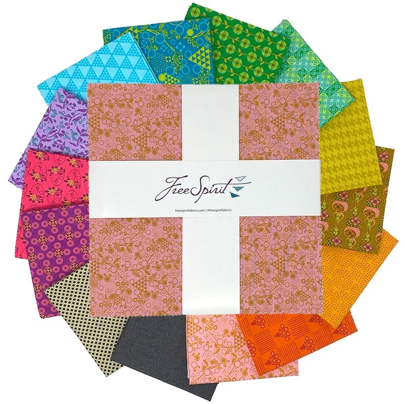 Pack de Charms Stacker 10" Pop Cloth - Coton à Quilter Premium
