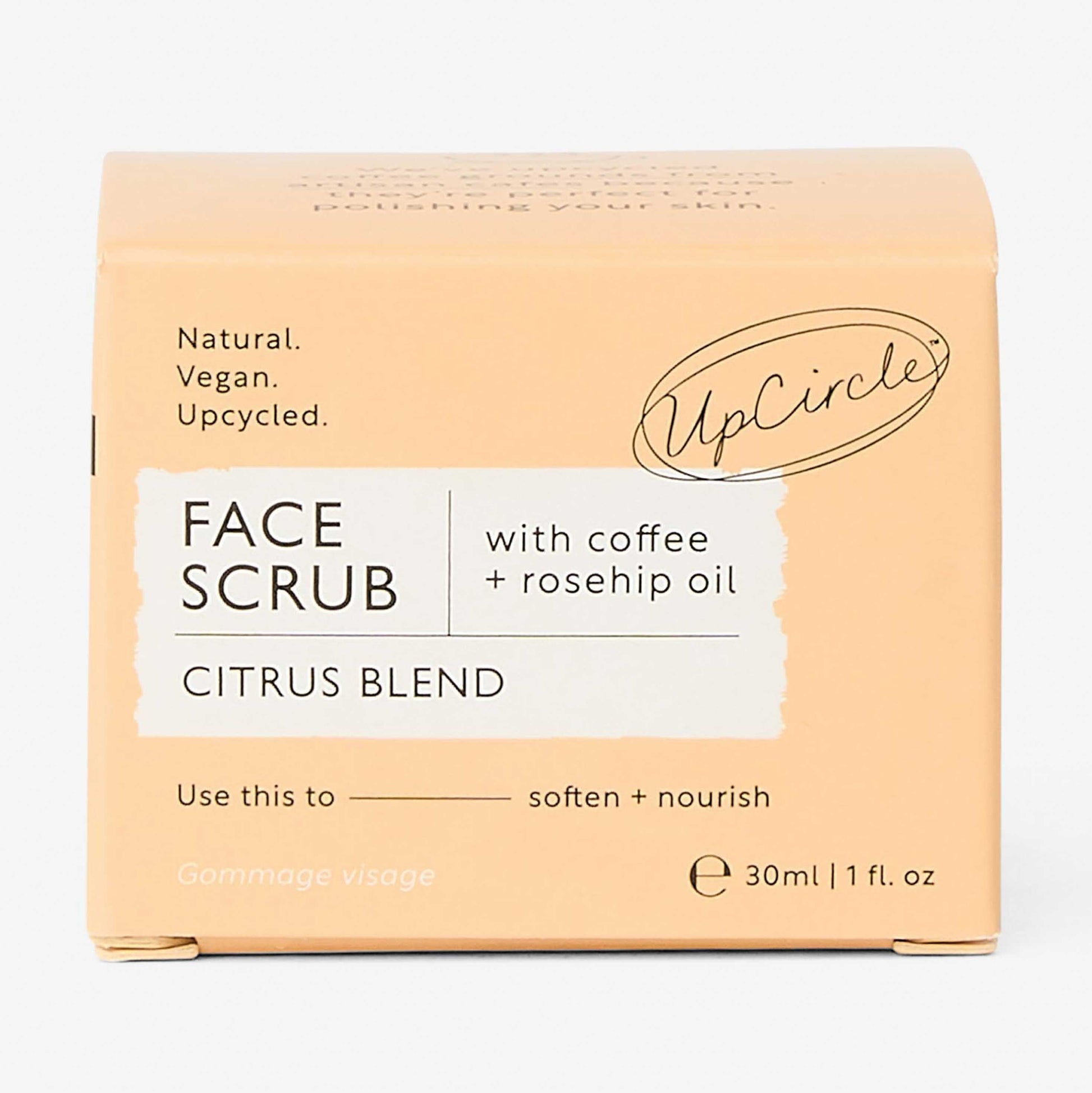 Natural Face Scrub – Citrus Blend – Travel Size - Korvel
