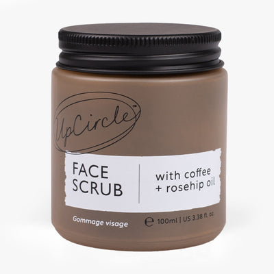 Face Scrub with Coffee + Rosehip Oil - Korvel