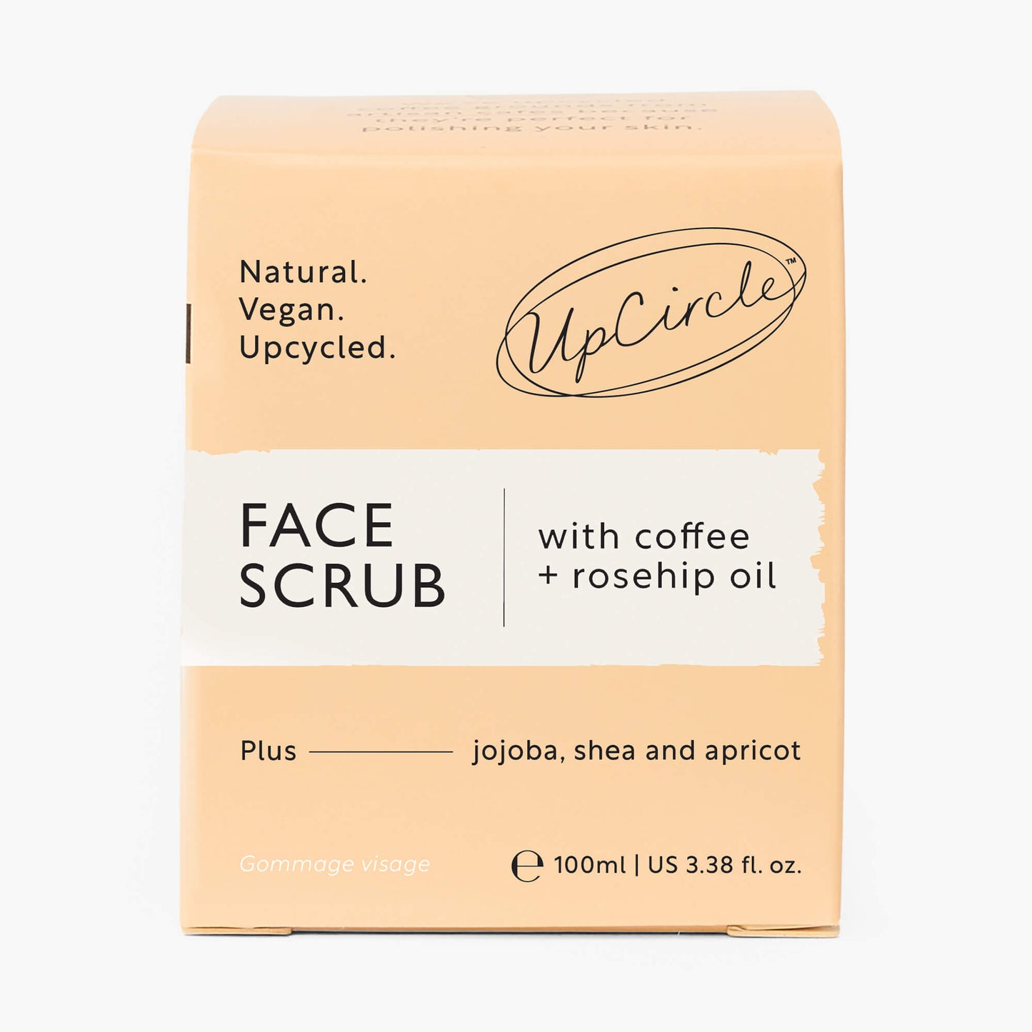 Face Scrub with Coffee + Rosehip Oil - Korvel