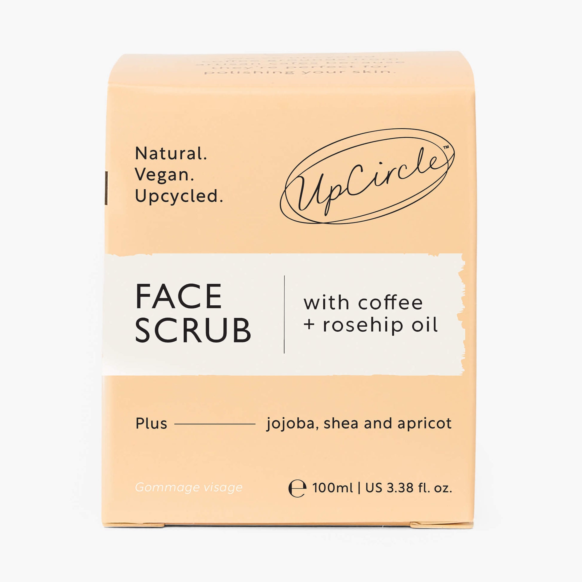 Face Scrub with Coffee + Rosehip Oil - Korvel