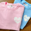 Sudadera Personalizable con Corazón en Azul Claro