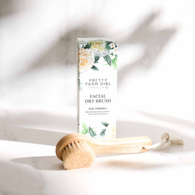 Premium Dry Face Brush for Gentle Exfoliation