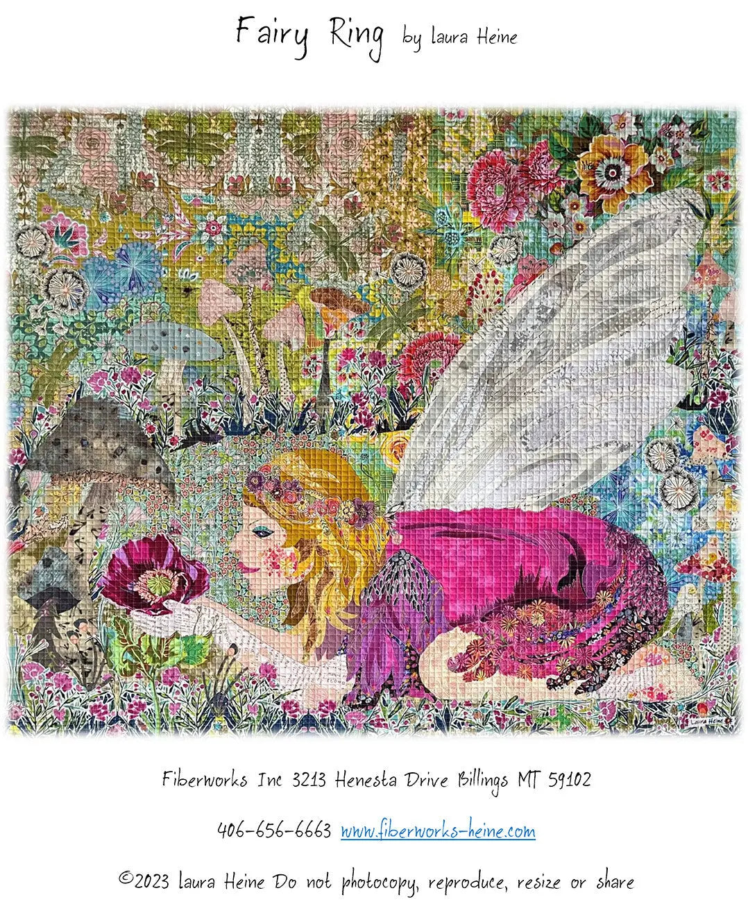 Patrón de Collage Fairy Ring por Laura Heine