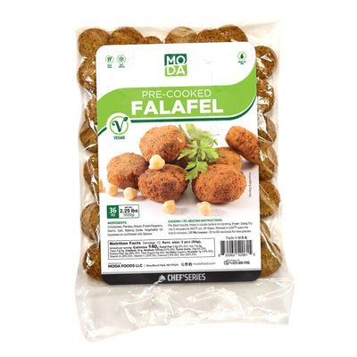 Falafel Moda – Precocido, 36 piezas (aprox. 800 g)