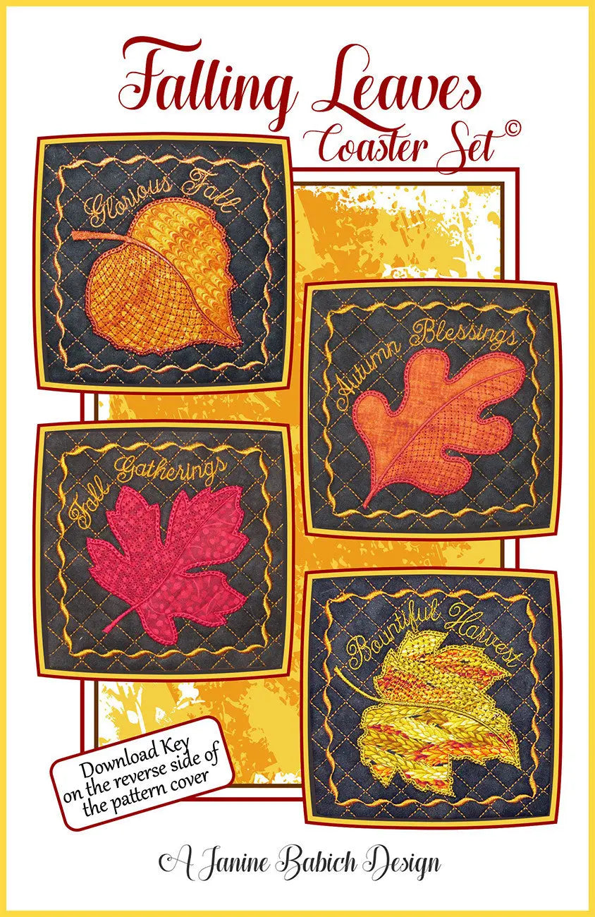 Juego de Posavasos Hojas Caídas