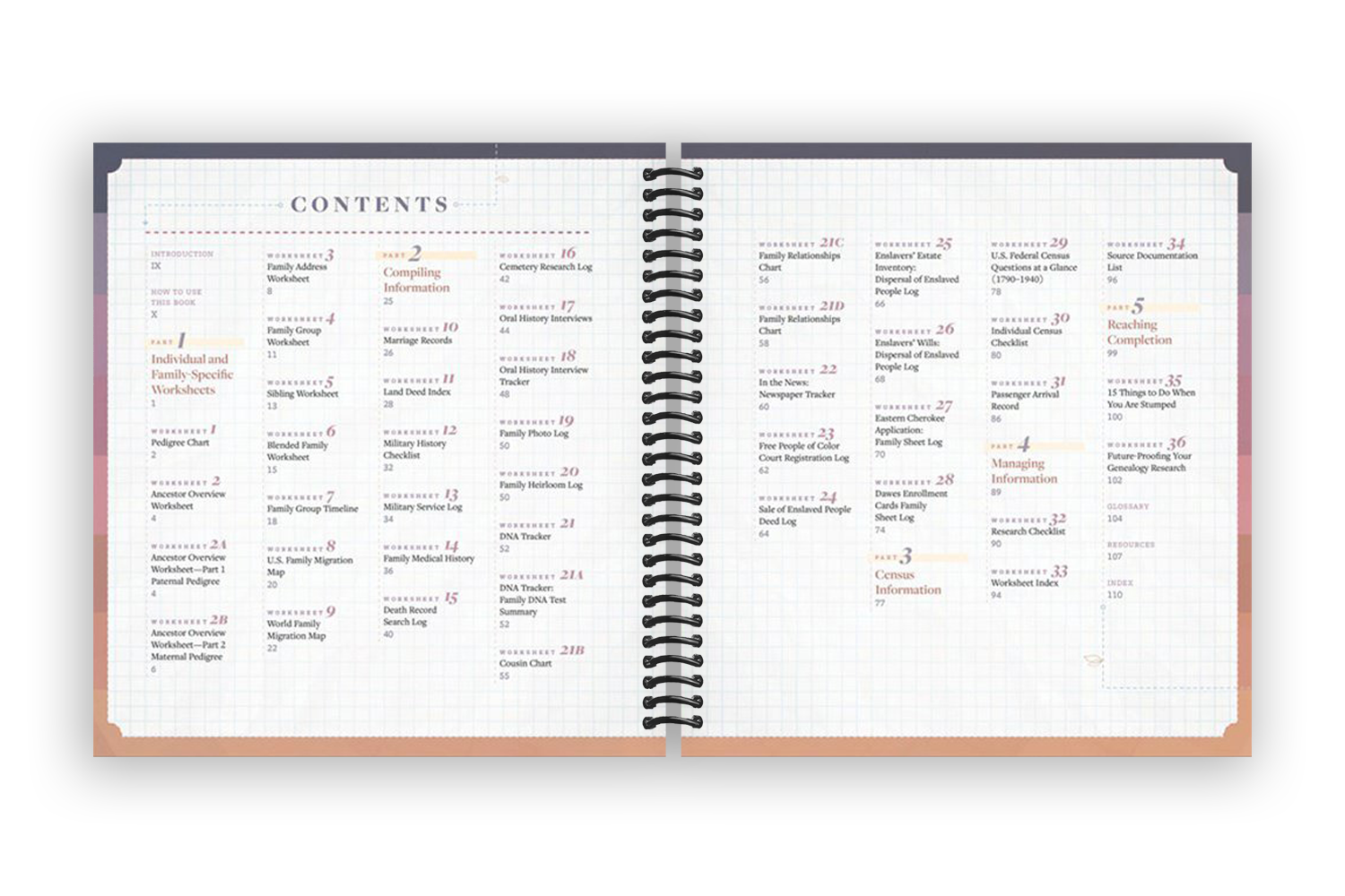 Discover Your Ancestry: Comprehensive Family Tree Workbook with 30+ Worksheets (Spiral Bound) - Korvel