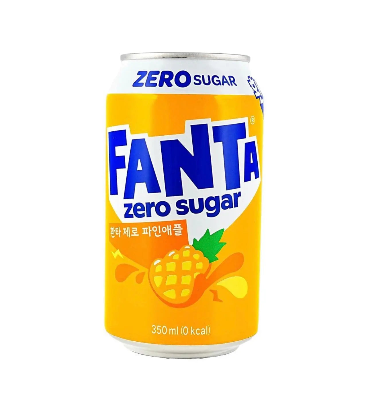 Fanta Zero Pineapple Soda 350ml – Zero Sugar Refreshment