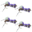 4 Pack Fat Albert Purple Foam Grasshopper Flies - Size 10 - Korvel