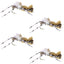 4 Pack Fat Albert Tan Foam Grasshopper Flies - Size 10 - Korvel