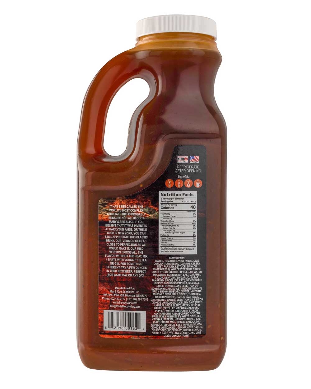 Mezcla de Bloody Mary Sin Gluten de Uncle Walt - Paquete de 2