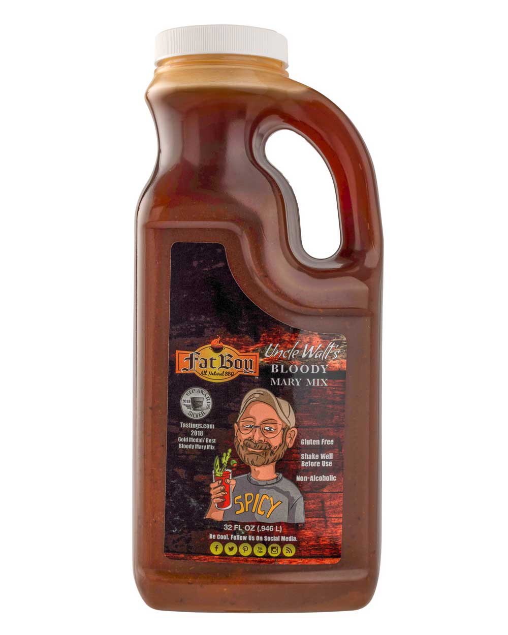 Mezcla de Bloody Mary Sin Gluten de Uncle Walt - Paquete de 2