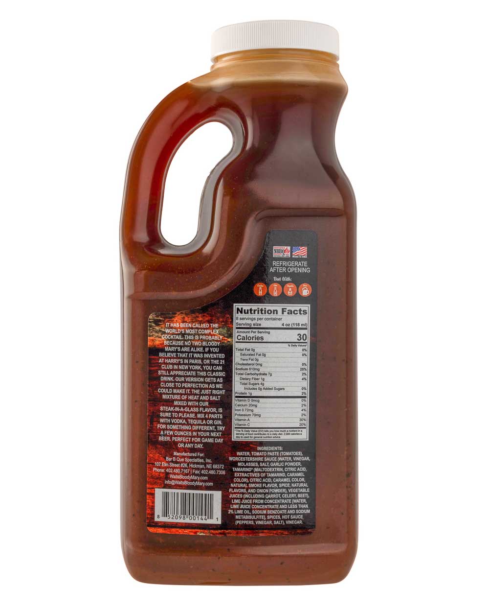 Mezcla de Bloody Mary Sin Gluten de Uncle Walt | Paquete de 6