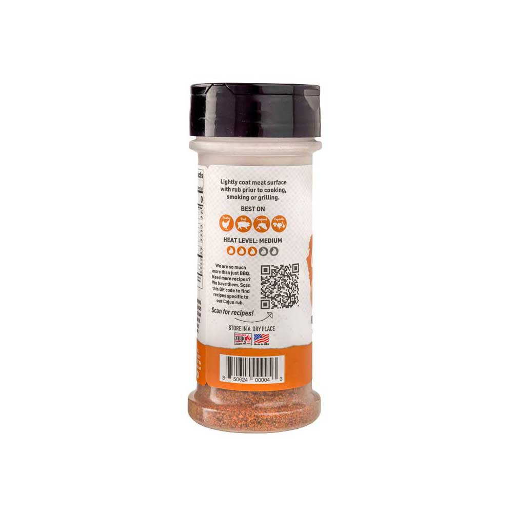Cajun Gluten Free Keto Friendly Natural BBQ Rub 4 oz - Korvel