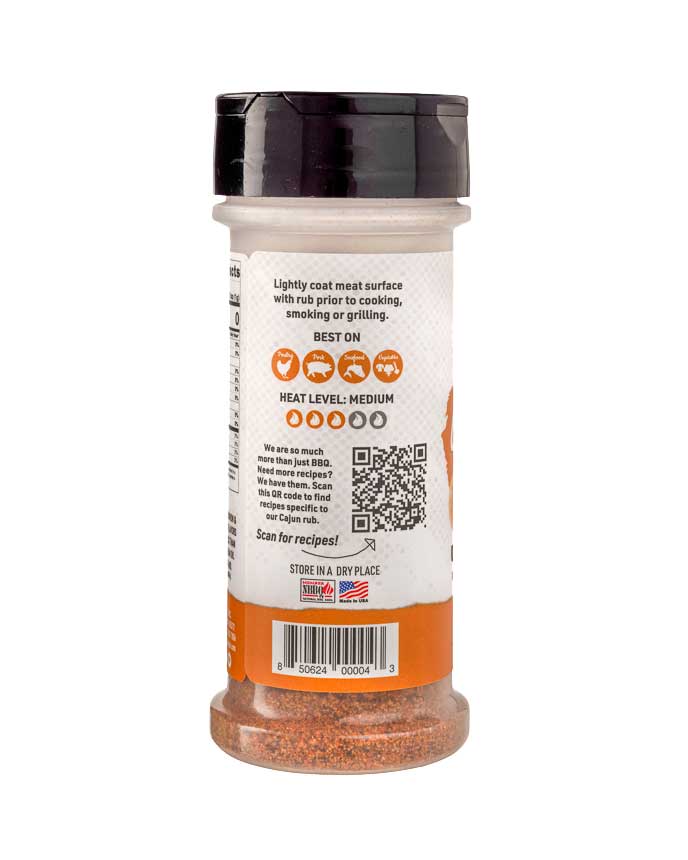 Cajun Gluten Free Keto Friendly Natural BBQ Rub - Pack of 3