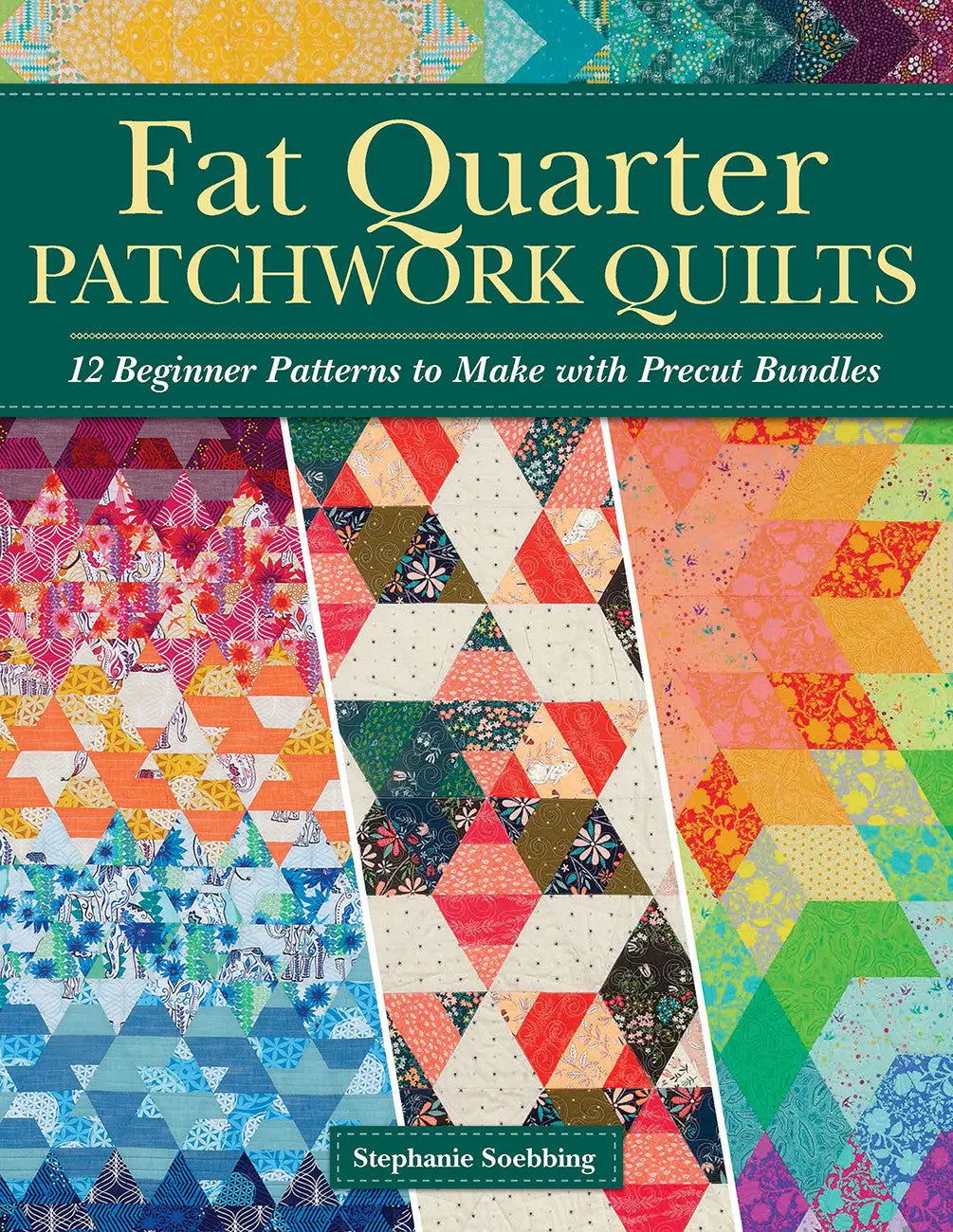 Colchas de Parches con Fat Quarter: 12 Patrones Impresionantes