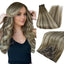 Extensiones de Cabello Humano Clip-In de 20 Pulgadas Full Shine - Ombre Cool Taupe