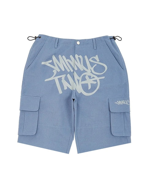 Shorts de gym en denim Y2K Hip Hop pour un style d'été