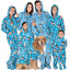 Pyjamas à capuche polaires assortis pour toute la famille