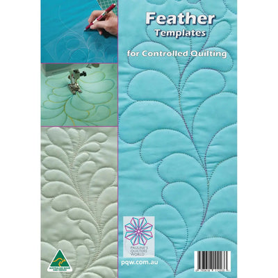 Gabarits de quilting en plumes pour des designs créatifs