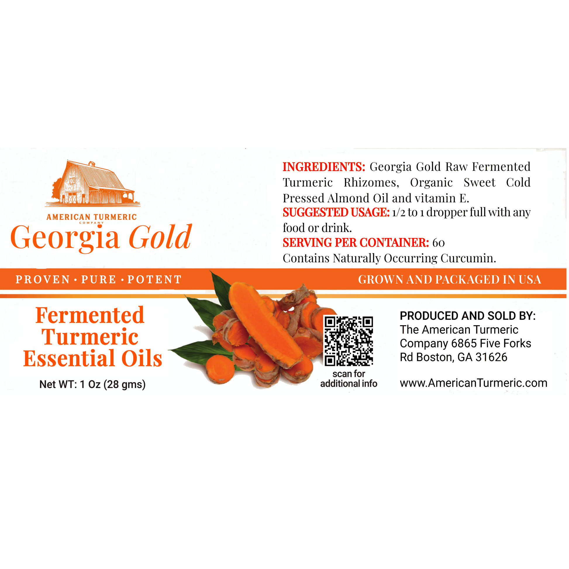 Premium Fermented Turmeric Oil - Natural Extract - Korvel