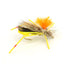 Trout Fly Assortment - High Visibility Feth Grasshopper Dry Fly Collection 1 Dozen Flies - Foam Body Hopper Flies - Size 10