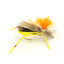 3-Pack Yellow Foam Grasshopper Flies - Size 10 for Trout & Bass - Korvel